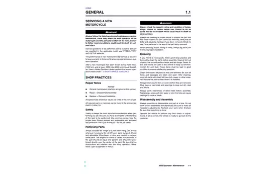 2005 Harley-Davidson XLH Models Service Manual Preview image 4