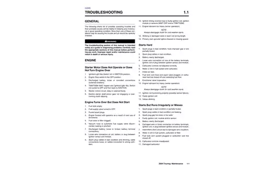 2004 Harley-Davidson Touring FLTRI, FLHT repair manual Preview image 4