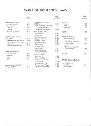 1970-1978 Harley-Davidson Electra Glide FL/FLH 1200, Super Glide FX/FXE/FXS 1200 service manual Preview image 5