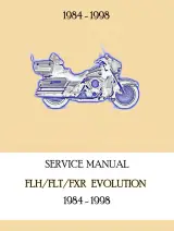 Harley-Davidson FXR, FLHT, FLHR, FLTC & FLTR Evolution 1984–1998 Factory Service Manual (M422-3) – preview page 1
