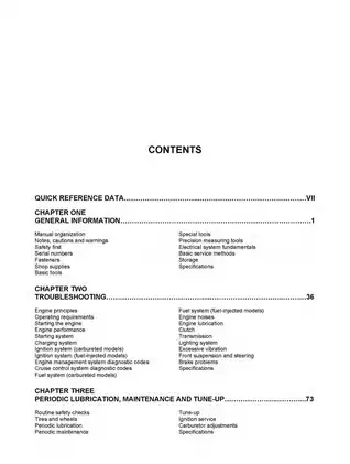 Harley-Davidson FLH/FLT/FXR Series Motorcycle Service Manual (1984-1998) Preview image 3
