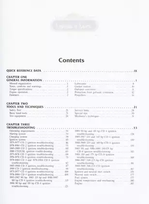 1973-1989 Johnson Evinrude 48hp -235hp outboard motor/sea drives shop manual Preview image 5