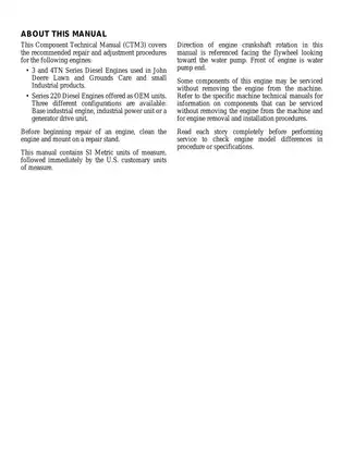 Complete Technical Manual for John Deere Series 220 Diesel Engines Preview image 4