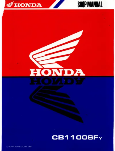 Preview: Honda CB1100SF 1999 Service & Repair Manual (P/N 99494-07Y)