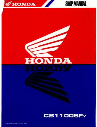 Honda CB1100SF Comprehensive Service Manual (1999)
