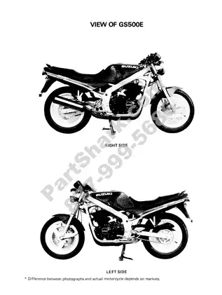 1989-2009 Suzuki GS500, GS500E, GS500F repair manual Preview image 4