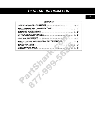 1989-2009 Suzuki GS500, GS500E, GS500F repair manual Preview image 5