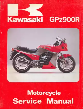 Kawasaki GPZ900R Motorcycle Service Manual | Comprehensive Guide image