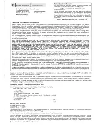 BMW 7 Series Service Manual (1988-1994) for DIY Maintenance and Repair Preview image 4