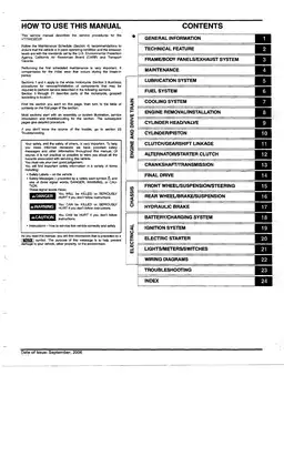 2007-2009 Honda VT750C2 Shadow Spirit service manual Preview image 2