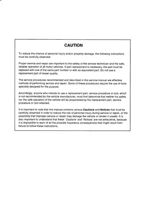 1998 Isuzu NPR/NPR HD W-Series V8 Gasoline Engine Service Manual Preview image 3