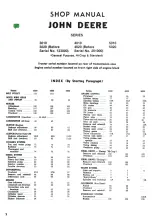 John Deere 3010, 3020, 4010, 4020, 5010 & 5020 Tractor 1961–1972 Shop Manual (P/N JD-5010–5020-SM) – preview page 2