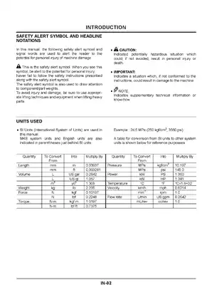 Hitachi EX200-5, EX200LC-5, EX220-5, EX220LC-5, EX230LC-5, EX270-5, EX270LC-5 hydraulic excavator manual Preview image 2