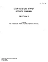 1988 Isuzu Forward 4000 / Tiltmaster W4 OEM Service Manual - Engine Section 6A – preview page 1