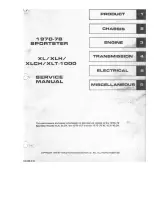 1970–1978 Harley-Davidson Sportster XL / XLH / XLCH / XLT-1000 / XLA Service Manual (P/N 99484-78) – preview page 3