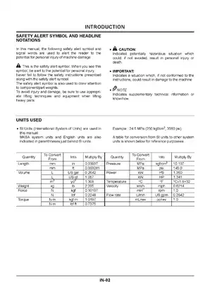 Hitachi Zaxis ZX200, ZX225US ZX225USR, ZX230, ZX270 excavator workshop manual Preview image 4