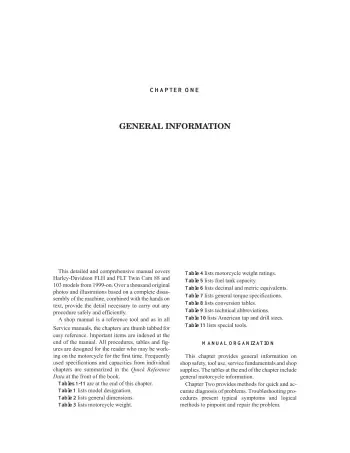 Preview: 1999–2005 Harley-Davidson Twin Cam 88 & 103 Service Manual (P/N 99401-99)