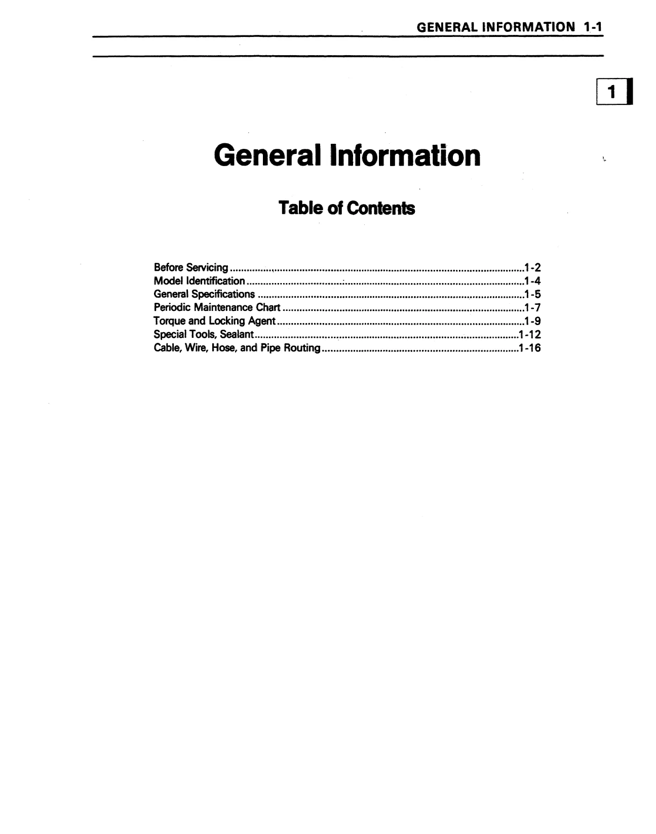 Kawasaki MULE 2510 & 2520 Utility Vehicle Service Manual Preview image 5