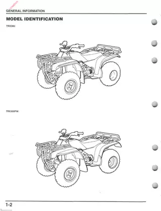 Comprehensive Honda Fourtrax 300 TRX300 Service Manual (1995-2000) - Your Ultimate DIY Guide Preview image 4