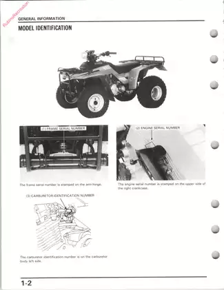 1985-1987 Honda Fourtrax 250, TRX250 ATV manual Preview image 5