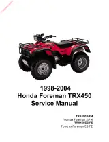1998–2004 Honda Foreman TRX450S/FM and TRX450ES/FE Service Manual (P/N 61HN006) – preview page 1