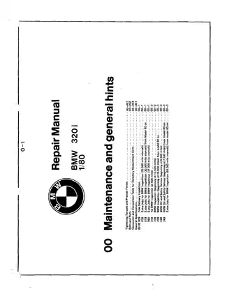 1975-1983 BMW E21, 320i, 320iA, 320i(1.8L), 320iA repair manual Preview image 3