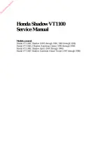 Honda Shadow VT1100C, VT1100C2, VT1100C, VT1100T 1985–1998 OEM Service Manual – preview page 2