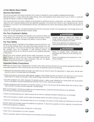 Honda Rancher 420 TRX420 Service Manual (2007-2011) - Comprehensive Repair & Maintenance Guide Preview image 2