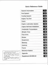 Kawasaki ZL900 & ZL1000 Eliminator Repair Manual Supplement 1985–1987 (P/N 99924-1077–51) – preview page 3