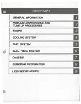 1986 Suzuki LT250R Service Manual (P/N 99500-22041-01E) – preview page 2
