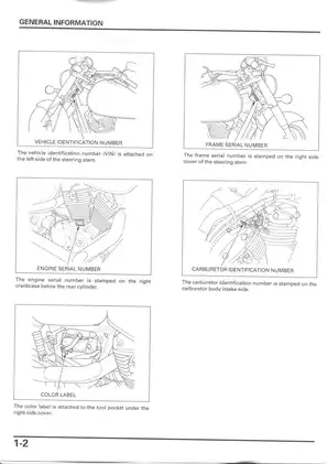 2000 Honda VT 1100 C2 Shadow Sabre repair manual Preview image 5