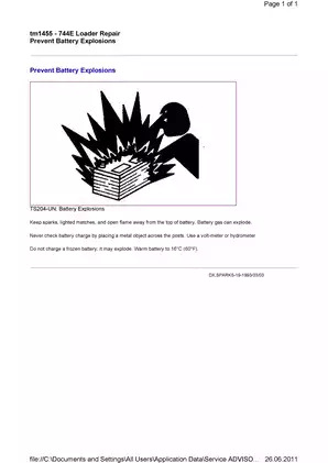 John Deere 744E Loader technical repair manual Preview image 5