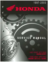 Honda VT1100C VT1100T Cruiser Shadow Spirit 1997–2003 Factory Service Manual (P/N 61MAA05) – preview page 1
