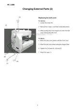 Janome Memory Craft 11000 Sewing Machine Special Edition Service Manual (P/N 860839006) – preview page 4