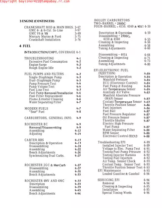 1964-2006 Mercruiser Stern Drive Type 1, Alpha/MR and Bravo I and II units service manual Preview image 4