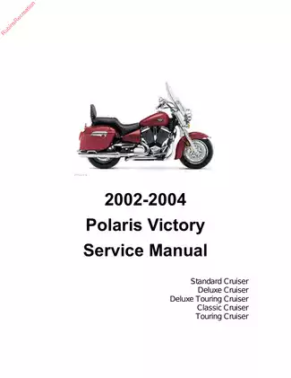 2002-2004 Polaris Victory Service Manual - Comprehensive Repair and Maintenance Guide