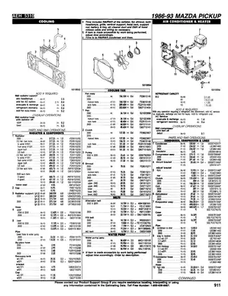 1987-1993 Mazda B2200-B2600i Courier 2WD-4WD repair manual Preview image 3