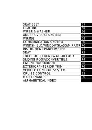 2001-2007 Toyota Corolla E12, E13 repair manual Preview image 2