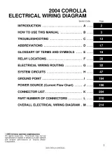 2004 Toyota Corolla E12, E13 Service Manual (P/N RM1037U1, RM1037U2) – preview page 3