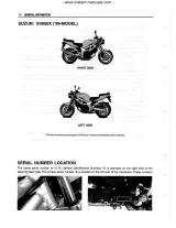 Suzuki SV650X 1999–2002 Service & Repair Manual – preview page 2