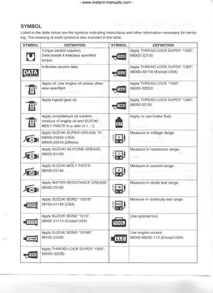 Suzuki LT-A700X Service Manual (2005 Model) - Comprehensive Guide Preview image 2