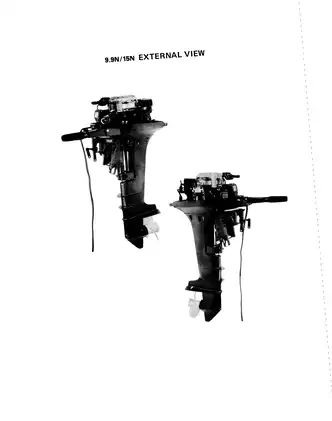 1991 Yamaha 9.9 hp, 15 hp (N-Q) outboard motor service manual Preview image 4