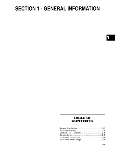 Preview: 2004–2008 Arctic Cat DVX 400 2x4 Service Manual