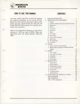 1973–1985 Honda ATC70 Shop Manual (P/N 6195700) – preview page 3