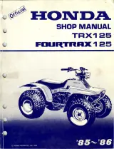 1985–1986 Honda TRX125 Fourtrax Service Manual (P/N 61VM601) – preview page 1