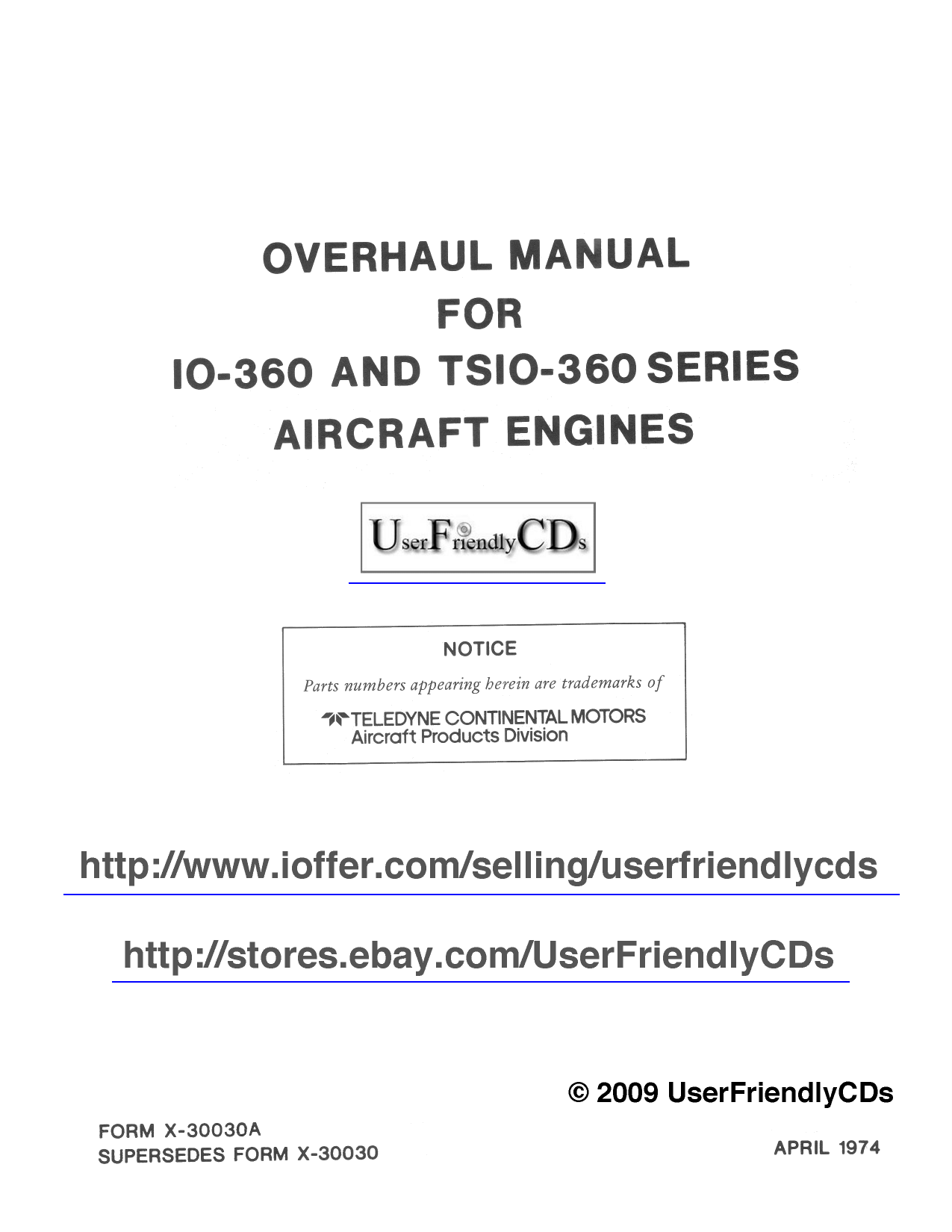 Continental IO-360-A, IO-360-B, IO-360-C, IO-360-D, TSIO-360-A, TSIO-360-B, TSIO-360-C, TSIO-360-D aircraft engine overhaul manual Preview image 6