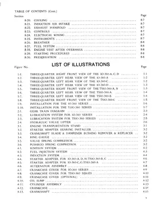 Comprehensive Overhaul Manual for 10-360 and TSIO-360 Aircraft Engines Preview image 5