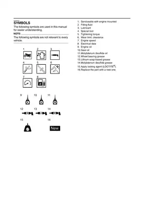 2005-2009 Yamaha MT-01 service manual Preview image 5