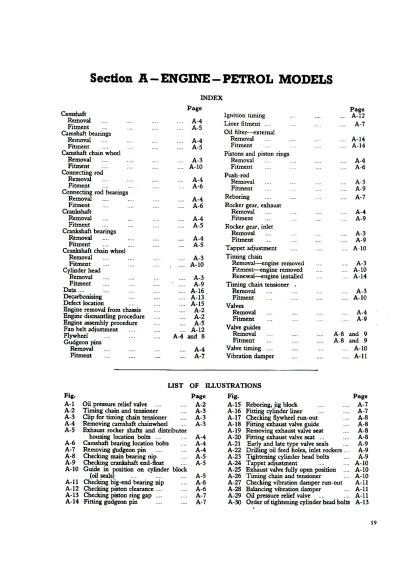 Preview: 1948–1958 Land-Rover Petrol Engine Repair Manual (P/N 4291)