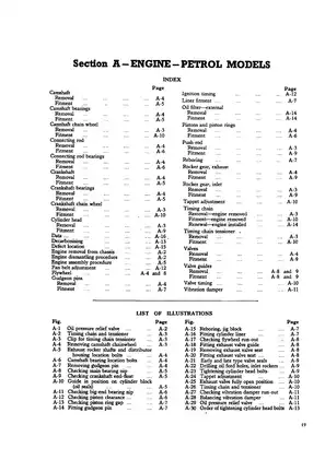 Comprehensive Petrol Engine Repair Manual for Classic Vehicles (1948-58 Models) Preview image 1